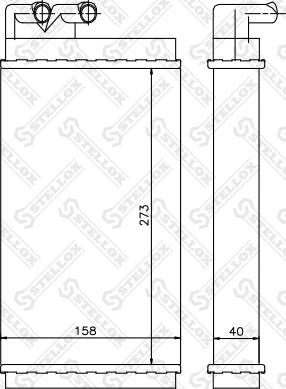 Stellox 10-35001-SX - Schimbator caldura, incalzire habitaclu aaoparts.ro