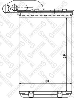 Stellox 10-35014-SX - Schimbator caldura, incalzire habitaclu aaoparts.ro