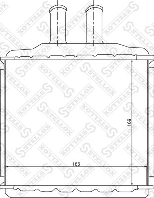 Stellox 10-35105-SX - Schimbator caldura, incalzire habitaclu aaoparts.ro