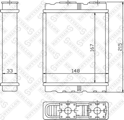 Stellox 10-35136-SX - Schimbator caldura, incalzire habitaclu aaoparts.ro