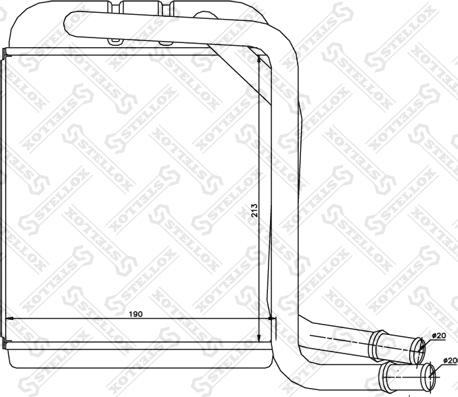Stellox 10-35231-SX - Schimbator caldura, incalzire habitaclu aaoparts.ro