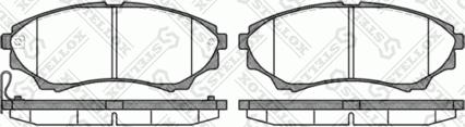 Stellox 1162 000-SX - Set placute frana,frana disc aaoparts.ro