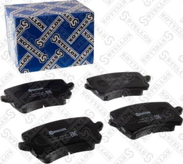 Stellox 1287 000-SX - Set placute frana,frana disc aaoparts.ro