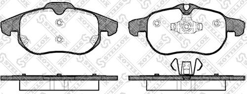 Stellox 899 000B-SX - Set placute frana,frana disc aaoparts.ro