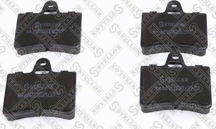 Stellox 841 000B-SX - Set placute frana,frana disc aaoparts.ro