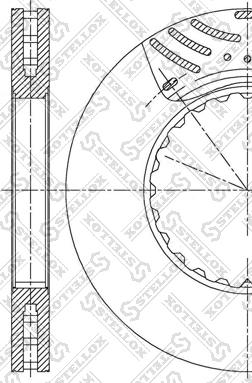 Stellox 85-00896-SX - Disc frana aaoparts.ro