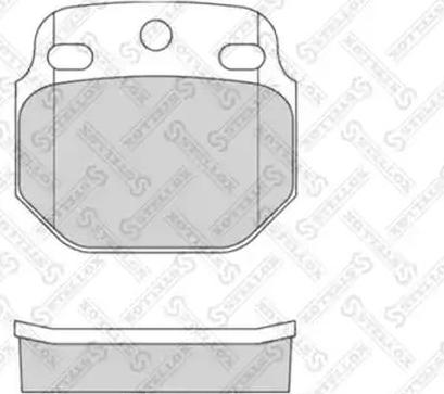 Stellox 85-01440-SX - Set placute frana,frana disc aaoparts.ro