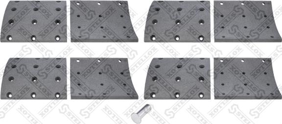 Stellox 85-01064-SX - Set garnituri de frictiune, frana tambur aaoparts.ro