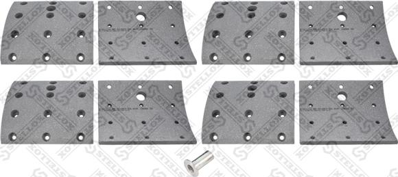 Stellox 85-01063-SX - Set garnituri de frictiune, frana tambur aaoparts.ro