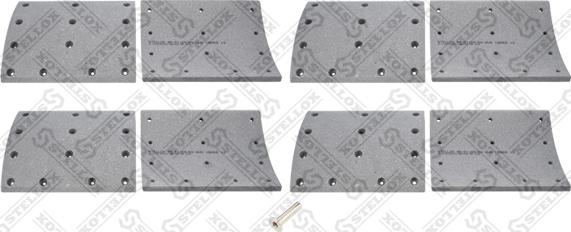 Stellox 85-01105-SX - Set garnituri de frictiune, frana tambur aaoparts.ro