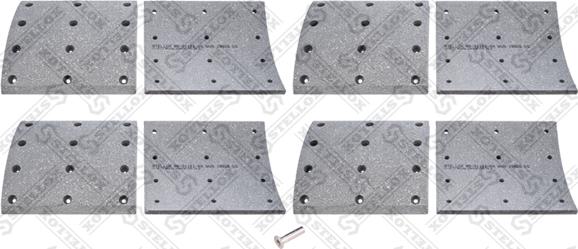 Stellox 85-01101-SX - Set garnituri de frictiune, frana tambur aaoparts.ro