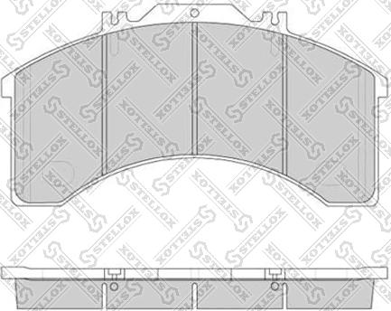 Stellox 85-11402-SX - Set placute frana,frana disc aaoparts.ro