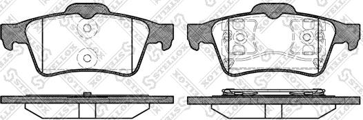 Stellox 853 000BL-SX - Set placute frana,frana disc aaoparts.ro