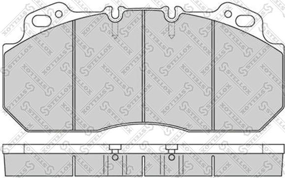 Stellox 85-21417-SX - Set placute frana,frana disc aaoparts.ro