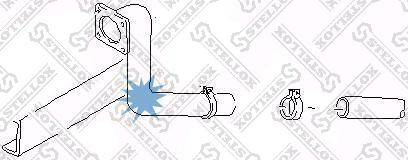 Stellox 82-03647-SX - Racord evacuare aaoparts.ro