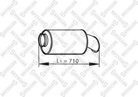 Stellox 82-03090-SX - Amortizor zgomot mijloc / spate aaoparts.ro