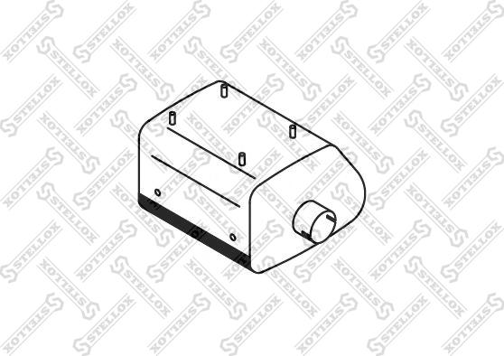 Stellox 82-03068-SX - Amortizor zgomot mijloc / spate aaoparts.ro