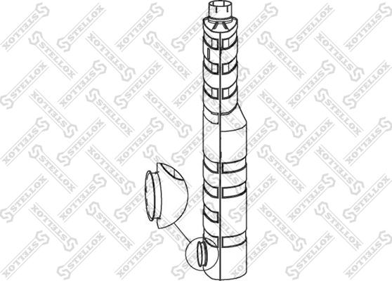 Stellox 82-03076-SX - Amortizor zgomot mijloc / spate aaoparts.ro