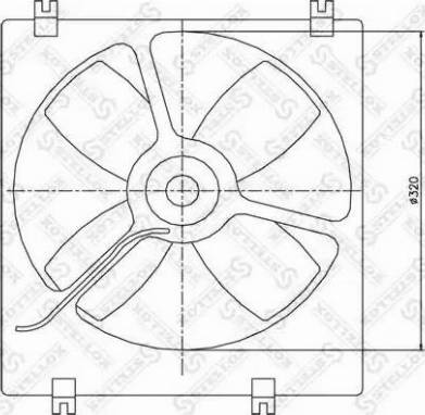Stellox 29-99132-SX - Ventilator, radiator aaoparts.ro