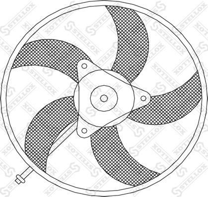 Stellox 29-99256-SX - Ventilator, radiator aaoparts.ro