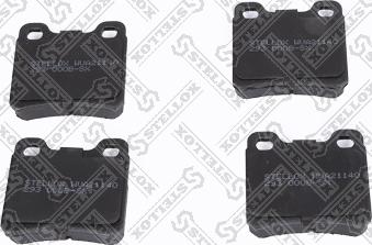 Stellox 293 000B-SX - Set placute frana,frana disc aaoparts.ro
