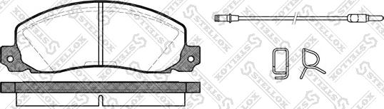 Stellox 213 002B-SX - Set placute frana,frana disc aaoparts.ro