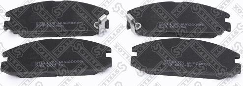 Stellox 239 002-SX - Set placute frana,frana disc aaoparts.ro