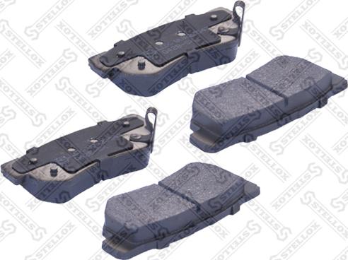 Stellox 757 042B-SX - Set placute frana,frana disc aaoparts.ro