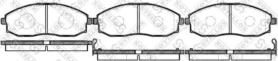 Stellox 714 002-SX - Set placute frana,frana disc aaoparts.ro