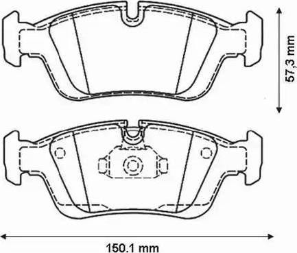 Stop 571959S - Set placute frana,frana disc aaoparts.ro