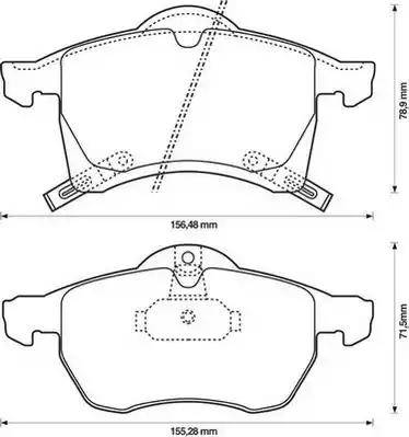 Stop 571975S - Set placute frana,frana disc aaoparts.ro