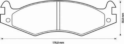 Stop 571424S - Set placute frana,frana disc aaoparts.ro