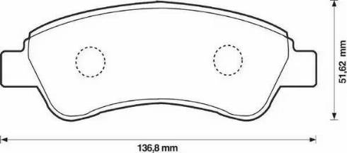 Stop 573030S - Set placute frana,frana disc aaoparts.ro