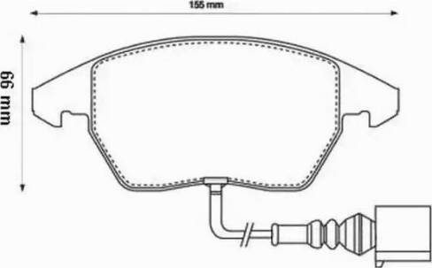 Stop 573128S - Set placute frana,frana disc aaoparts.ro