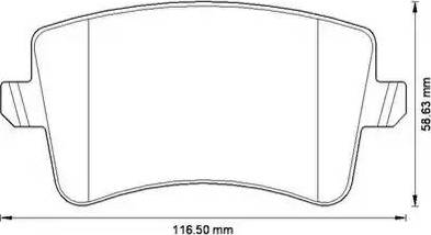 Stop 573259S - Set placute frana,frana disc aaoparts.ro