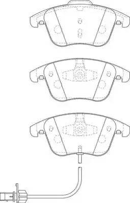 Stop 573258S - Set placute frana,frana disc aaoparts.ro