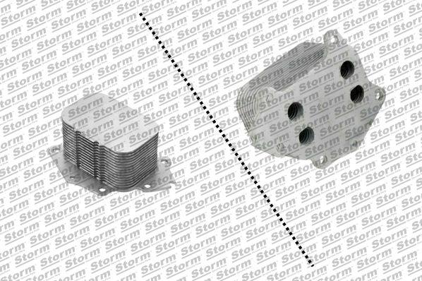 Storm F10603 - Radiator ulei, ulei motor aaoparts.ro