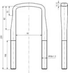 S-TR 50210 - Brida arc aaoparts.ro