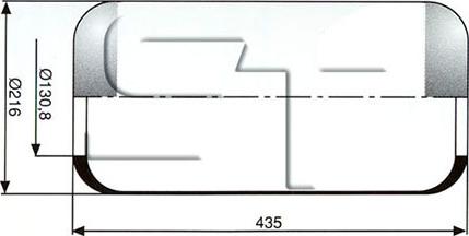 ST-Templin 04.060.6006.550 - Burduf, suspensie pneumatica aaoparts.ro