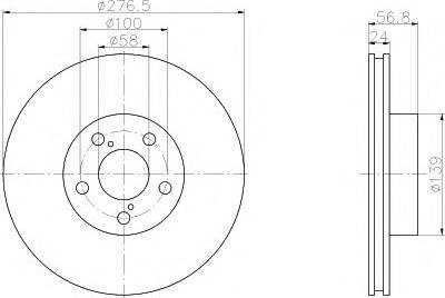 Subaru 26300AE091 - Disc frana aaoparts.ro