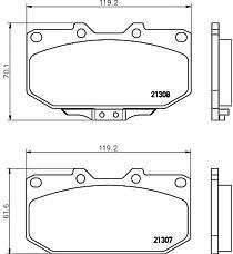 Subaru 26296AE120 - Set placute frana,frana disc aaoparts.ro