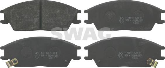 Swag 90 91 6542 - Set placute frana,frana disc aaoparts.ro