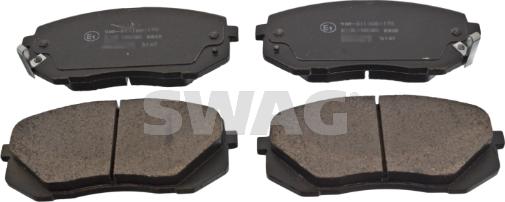 Swag 91 91 6816 - Set placute frana,frana disc aaoparts.ro