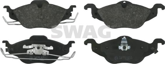 Swag 40 91 6233 - Set placute frana,frana disc aaoparts.ro