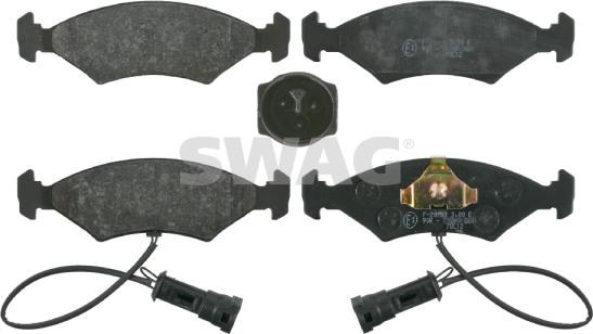 Swag 50 91 6024 - Set placute frana,frana disc aaoparts.ro