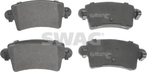 Swag 60 91 6493 - Set placute frana,frana disc aaoparts.ro
