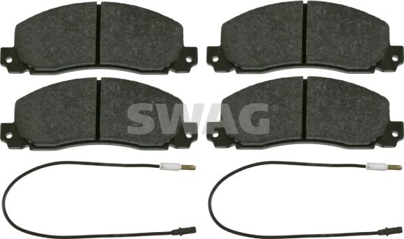 Swag 60 91 6443 - Set placute frana,frana disc aaoparts.ro