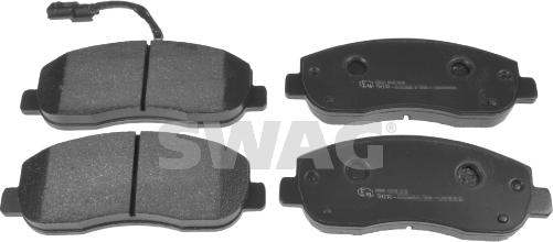 Swag 60 91 6845 - Set placute frana,frana disc aaoparts.ro