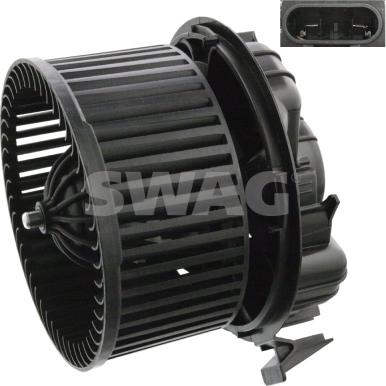 Swag 60 10 6364 - Ventilator, habitaclu aaoparts.ro