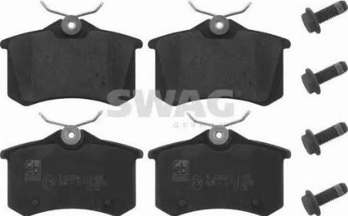Swag 62 91 6834 - Set placute frana,frana disc aaoparts.ro